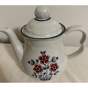 Cumberland‎ Stoneware by Hearthside Brambleberry Coffee Tea Pot with Lid  8.75"